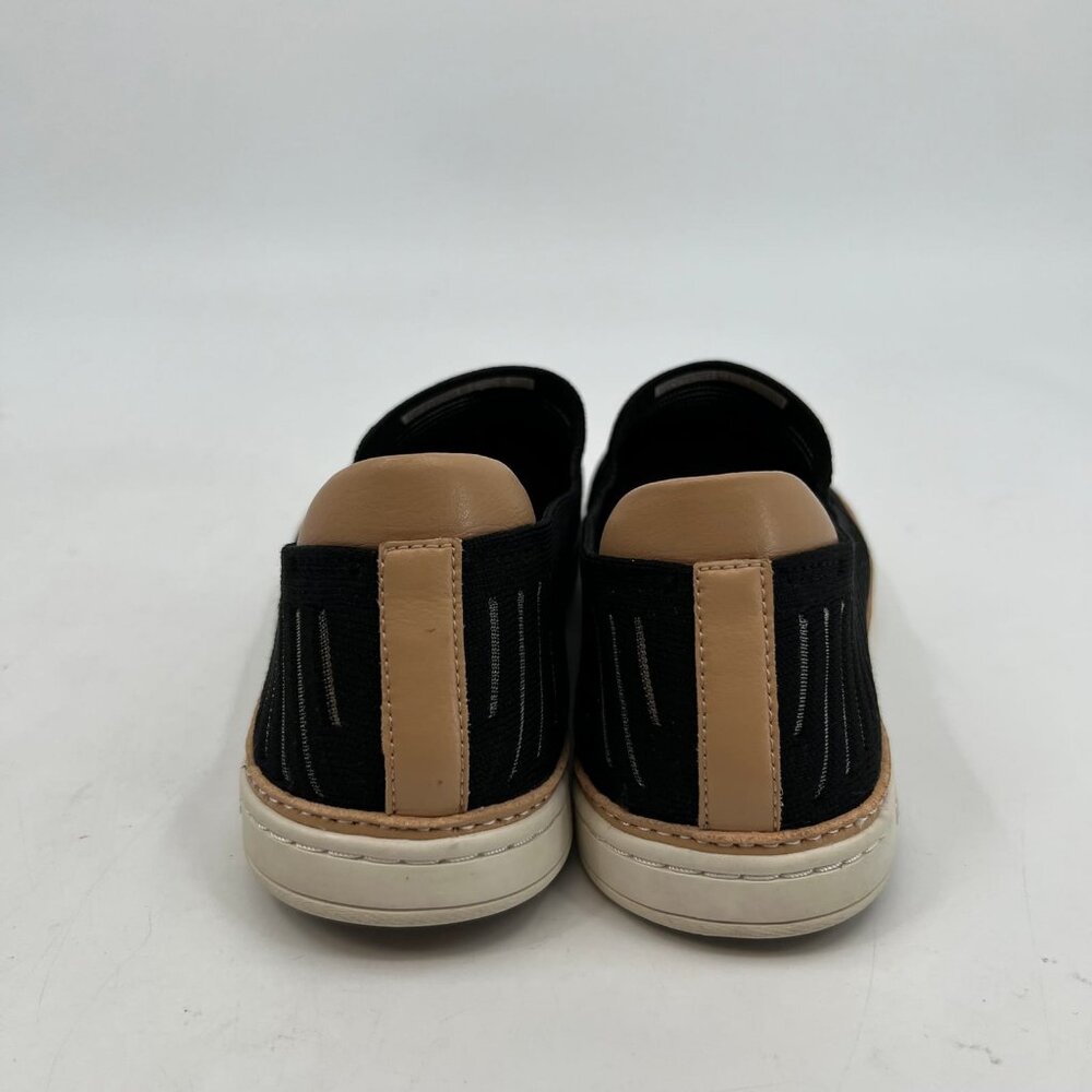UGG Black & Beige Classic Flats | Slip-On Comfort - Picture 7 of 8